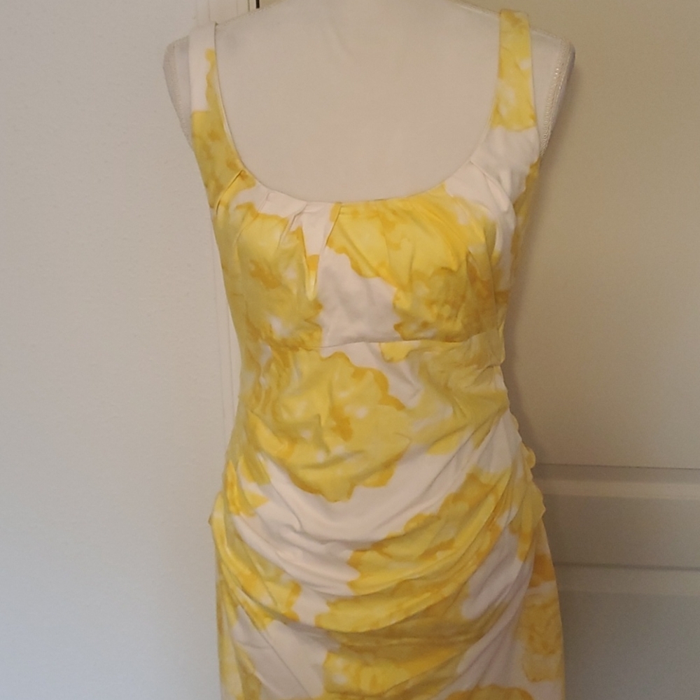 Bright Dress with Ruching